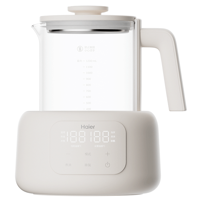 Haier 海尔 宝宝多功能恒温水壶 HBM-H118E 米白1.2L