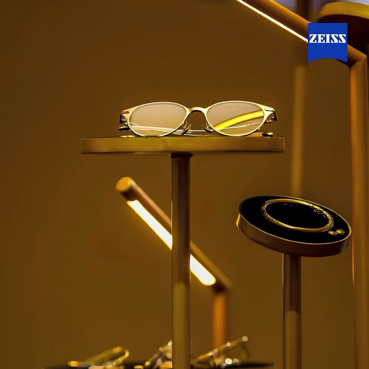  ZEISS/蔡司 防蓝光 近视镜片  智锐钻立方鎏金膜 1.60(较薄)