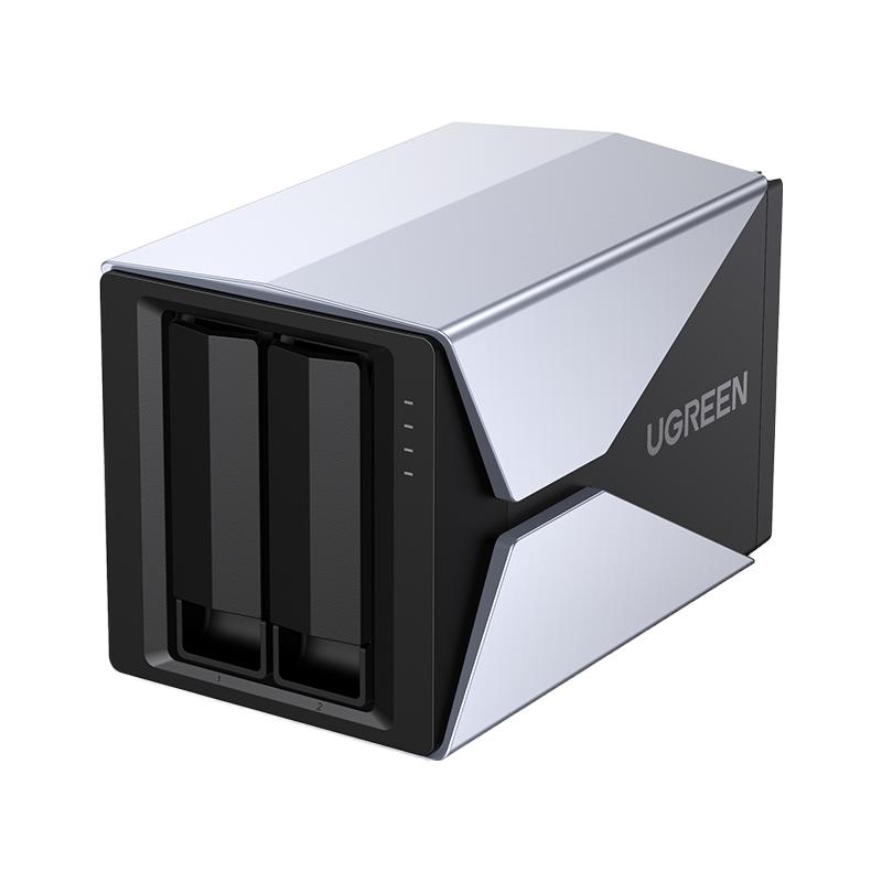 UGREEN 绿联 40298 2.5/3.5英寸 双盘位 SATA硬盘盒 USB3.0 Type-C
