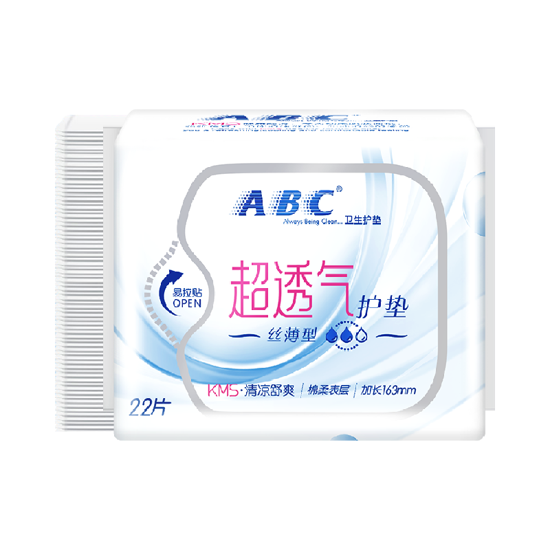 ABC KMS清凉舒爽劲吸护垫