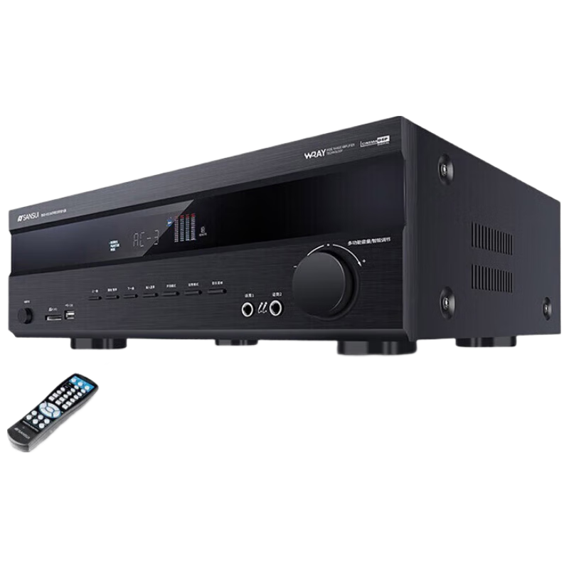 SANSUI 山水 UX66 5.1声道功放机 黑色