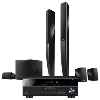  YAMAHA/雅马哈 杜比DTS 家庭影院音响套装+立柱式音箱+AV功放