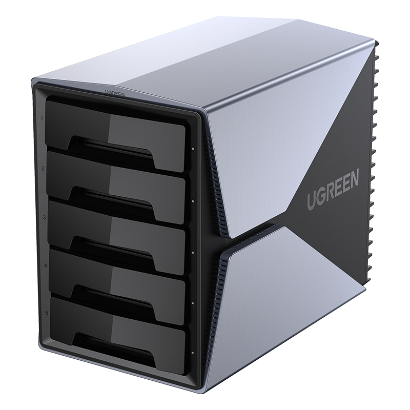 UGREEN 绿联 70441 2.5/3.5英寸 五盘位 SATA硬盘盒 USB3.0 Type-C