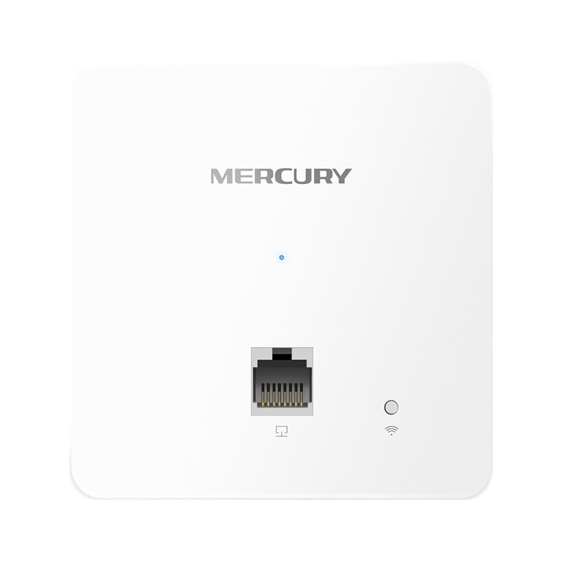 水星网络（MERCURY） 1200M双频无线面板式AP 企业级酒店全屋wifi接入点 千兆端口 支持POE供电MIAP1200GP