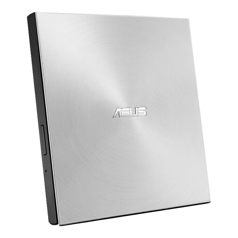 ASUS 华硕 8倍速 USB2.0 外置DVD刻录机 移动光驱 银色(兼容苹果系统/SDRW-08U7M-U)