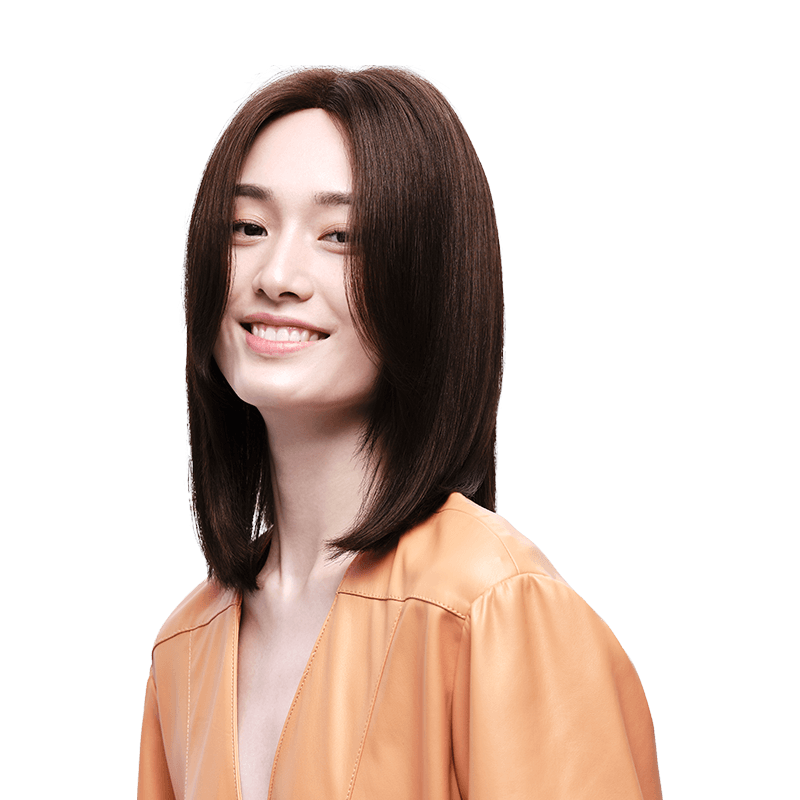  Rebecca/瑞贝卡 全手织工艺 女士假发  咖啡色