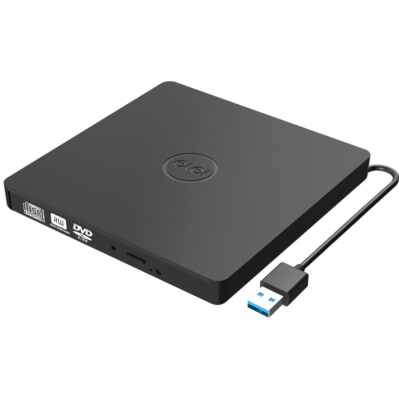 elei e磊 usb光驱外置光驱 外置DVD刻录机 移动光驱 cd/dvd外接光驱 笔记本台式机通用