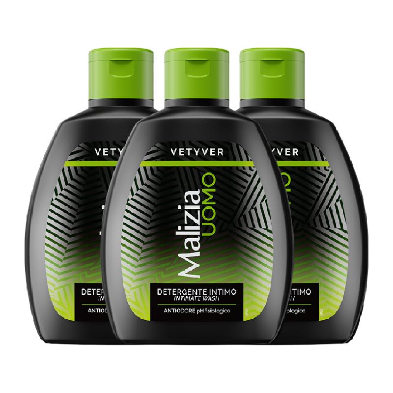 意大利Malizia/玛莉吉亚男士私处洗护液私密护理液御菌养护