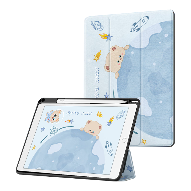  壳姐姐 防摔智能休眠 iPad保护套 带笔槽