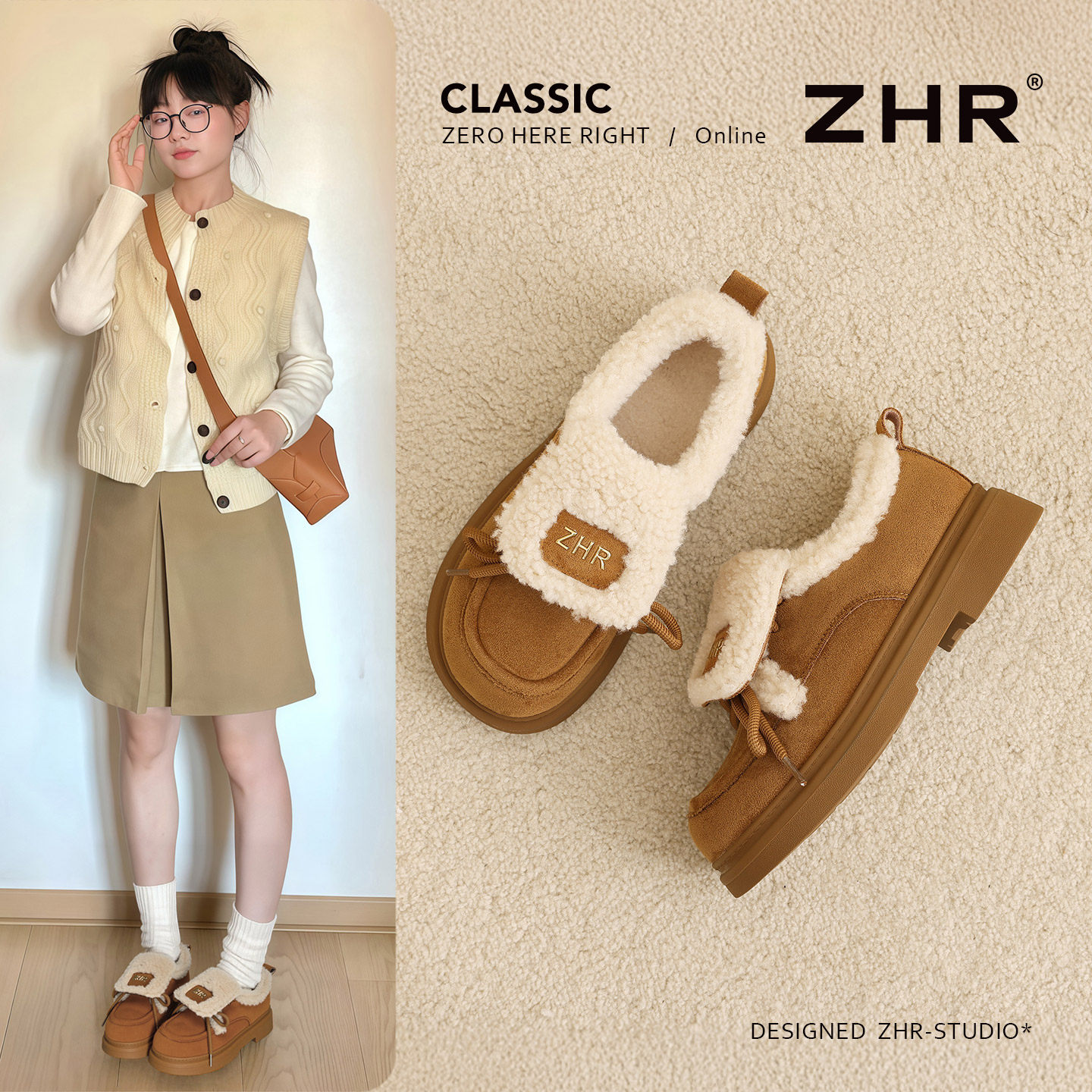 ZHR则则【超值69元雪地靴捡漏】冬季休闲鞋加厚售完不补！