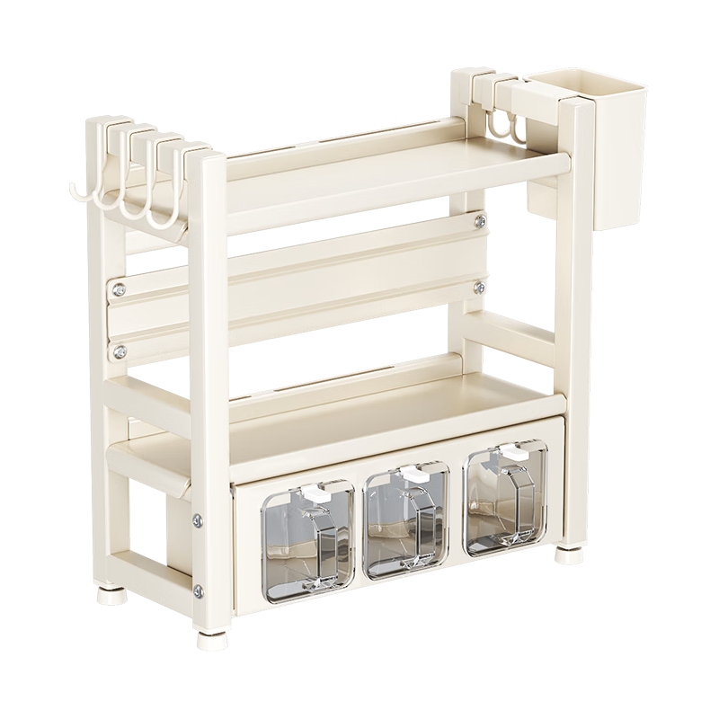 美厨（MAXCOOK）厨房置物架调料架 刀架筷子架筷筒免打孔台面壁挂收纳架MCZW3563