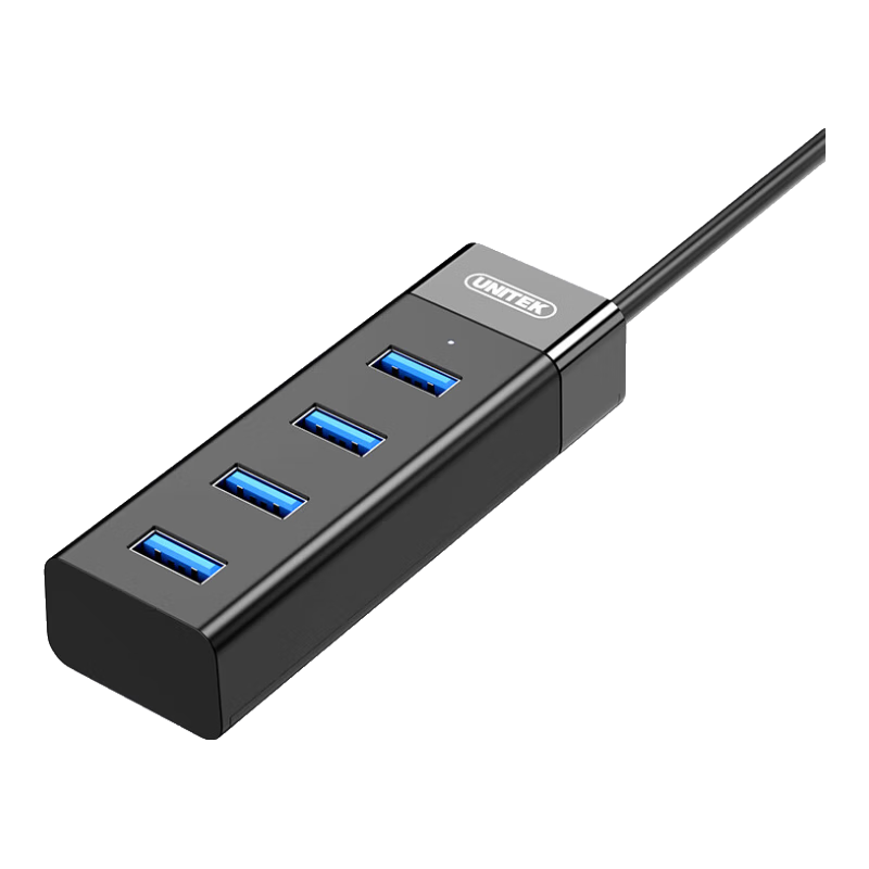UNITEK 优越者 Y-3098ABK USB 3.0 4口集线器 0.3m