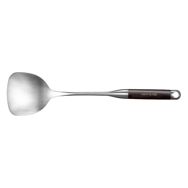 Joyoung 九阳 锅铲家用316L不锈钢炒菜铲防烫木柄铁锅专用中式铲子