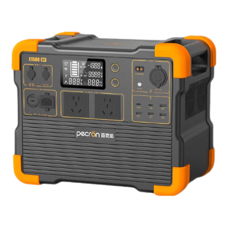  PECRON/百克龙 大功率2200W快充 磷酸铁锂户外移动电源  1536Wh 2200W