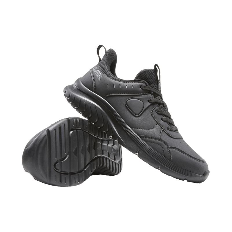 骆驼（CAMEL）男鞋户外防泼水轻量缓震慢跑步运动鞋子  A13230L4855 黑色 43 4855,男款黑色