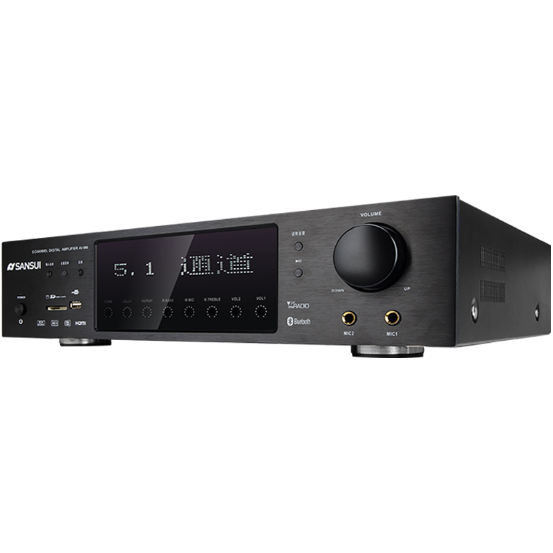 SANSUI 山水 DM-20A 5.1声道功放机 黑色