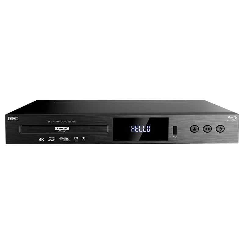  GIEC/杰科 BDP-G5300 杜比视界全景声 蓝光播放机 HDMI USB  黑色