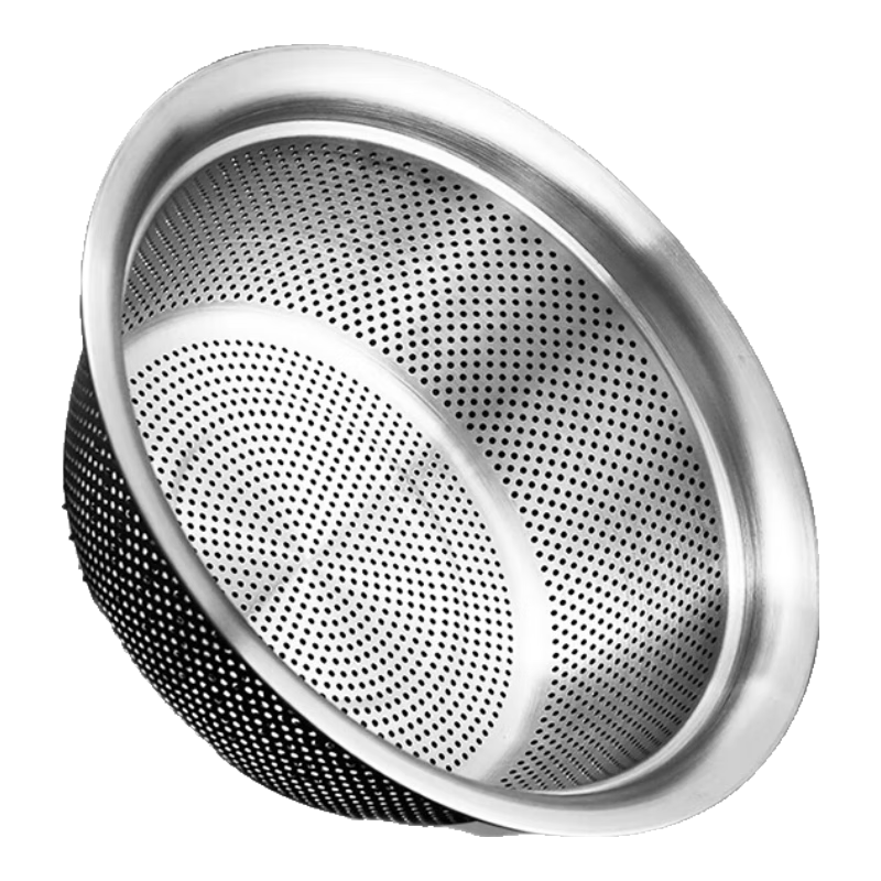 维艾（Newair）不锈钢洗菜盆沥水篮洗米筛淘米盆厨房水果篮 家用沥水漏盆 26CM筛/单只/约3900ml
