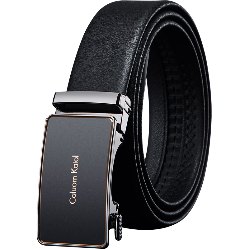 Caluom Kaiol品牌皮带男款2025年最真皮自动扣男士腰带新年 【专柜礼盒】8068潮流蓝色 110cm -130cm默认(可修剪)