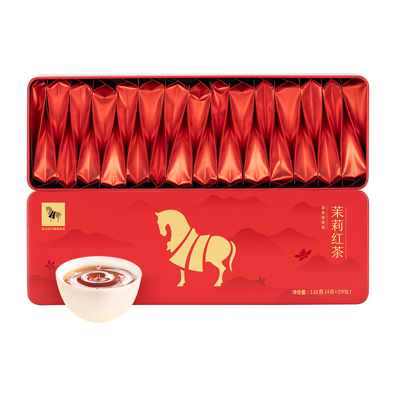  bamatea/八马茶业 6窨一提 茉莉花茶  礼盒装160g