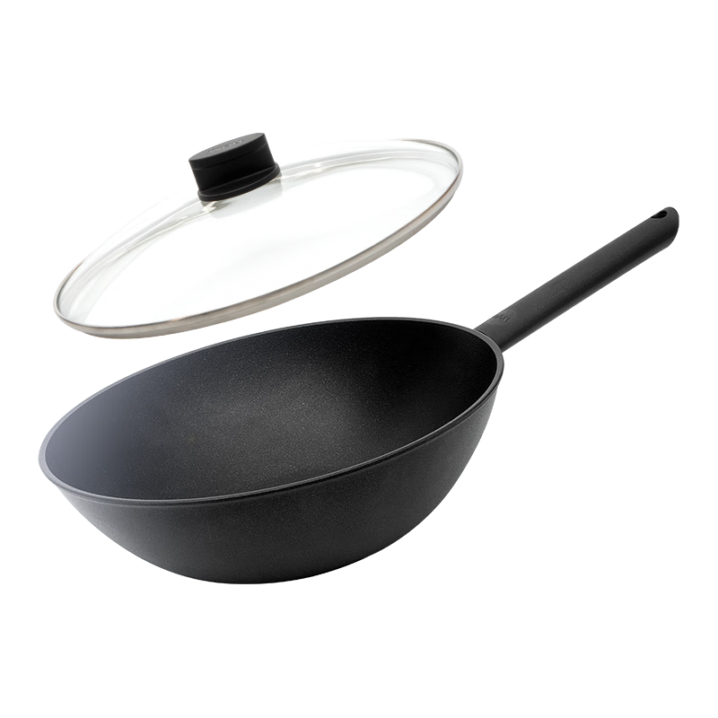 WOLL德国进口不粘炒锅无涂层无油烟炒菜家用电磁炉炒锅