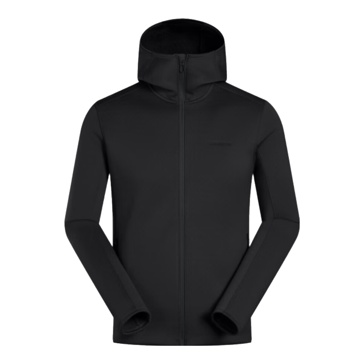 萨洛蒙（Salomon）男款 户外运动休闲柔软舒适保暖抓绒外套 OUTLINE WARM FLEECE HD 深黑色 C22933