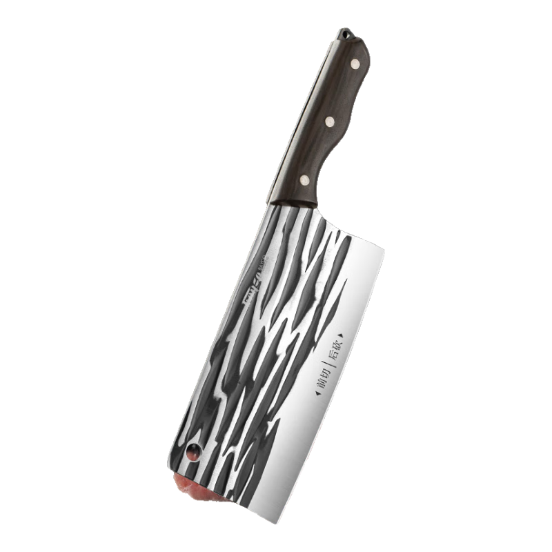 拜格（BAYCO）前切后斩菜刀家用锻打厨师切片刀切肉砍骨刀具刀 BD3199 【爆款】斩切两用刀