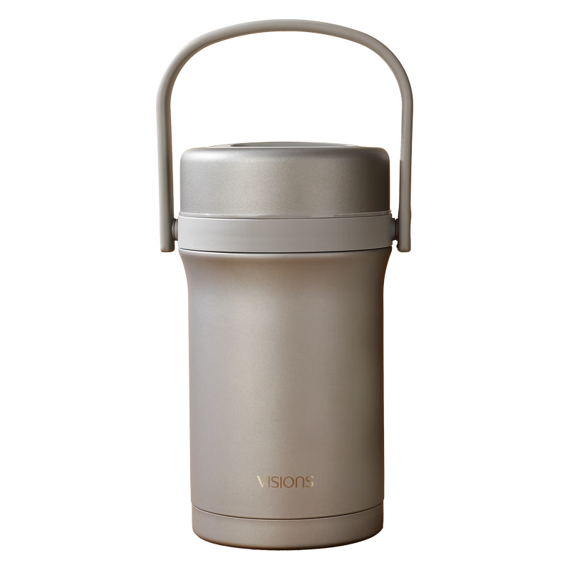 康宁（VISIONS）纯钛保温提锅保温饭盒便携保温便当盒小带盖餐盒