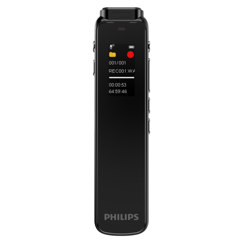  PHILIPS/飞利浦 免费APP语音转文字 专业录音笔