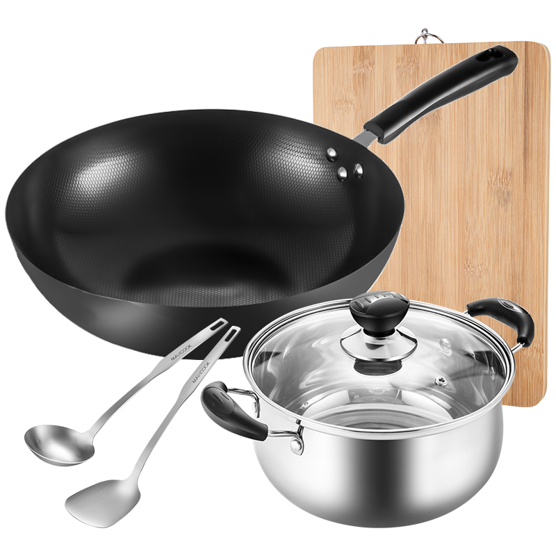 MAXCOOK 美厨 惠家系列 MCTZ4452 锅具套装 5件套(不锈钢)