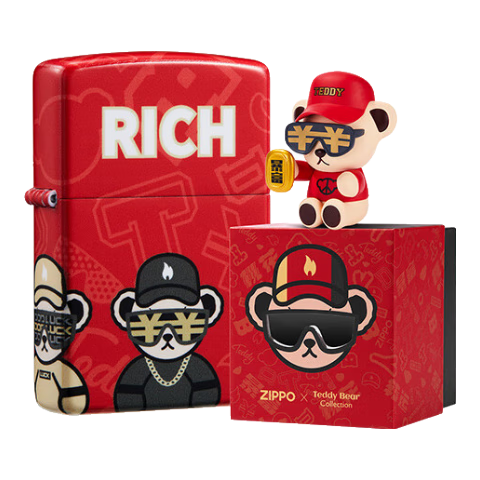 ZIPPO 之宝 Teddybear联名 LOT-010 打火机礼盒