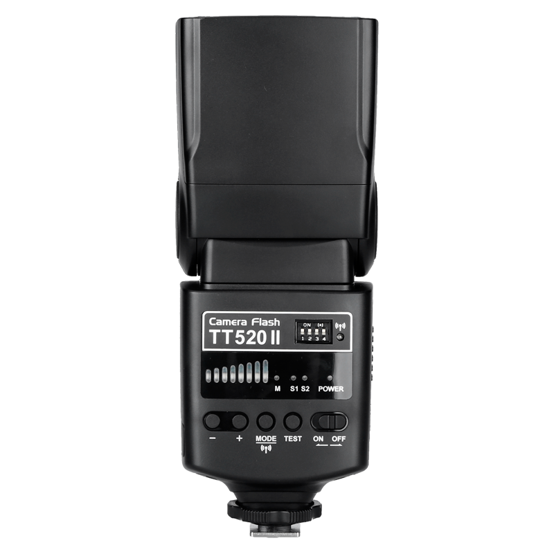 神牛TT520II二代机顶闪光灯适用佳能尼康索尼单反相机外置热靴灯 TT520II 通用型