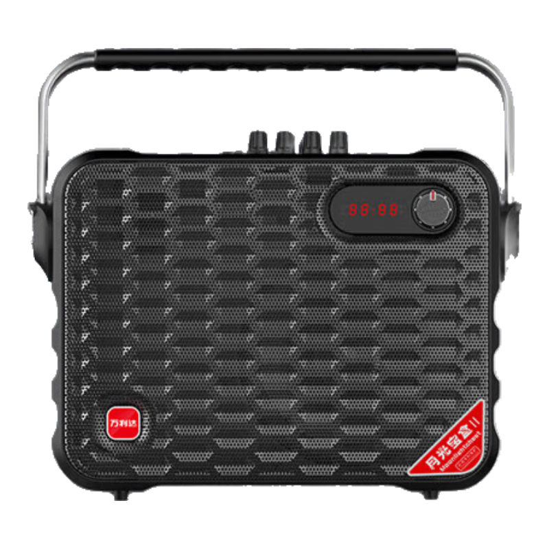 万利达（Malata）M+9001无线手提音箱大音量户外广场舞k歌音响便携迷你影响扩音器低音炮带麦克风黑色Y6