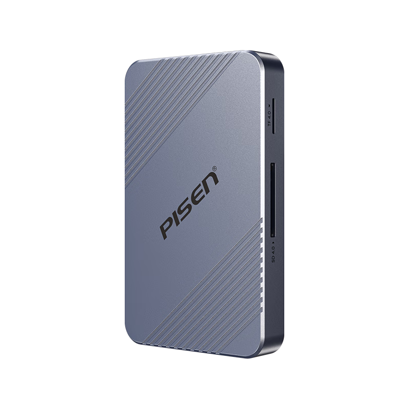 PISEN 品胜 USB/Type-C读卡器3.2高速 适用CFexpressA/B内存卡支持索尼佳能相机CFeA/CFeB/SD4.0/TF手机无人机存储卡
