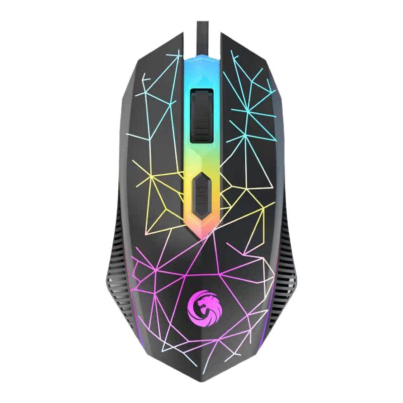 鼠标有线 电竞游戏机械手感usb家用办公网吧笔记本电脑台式通用男