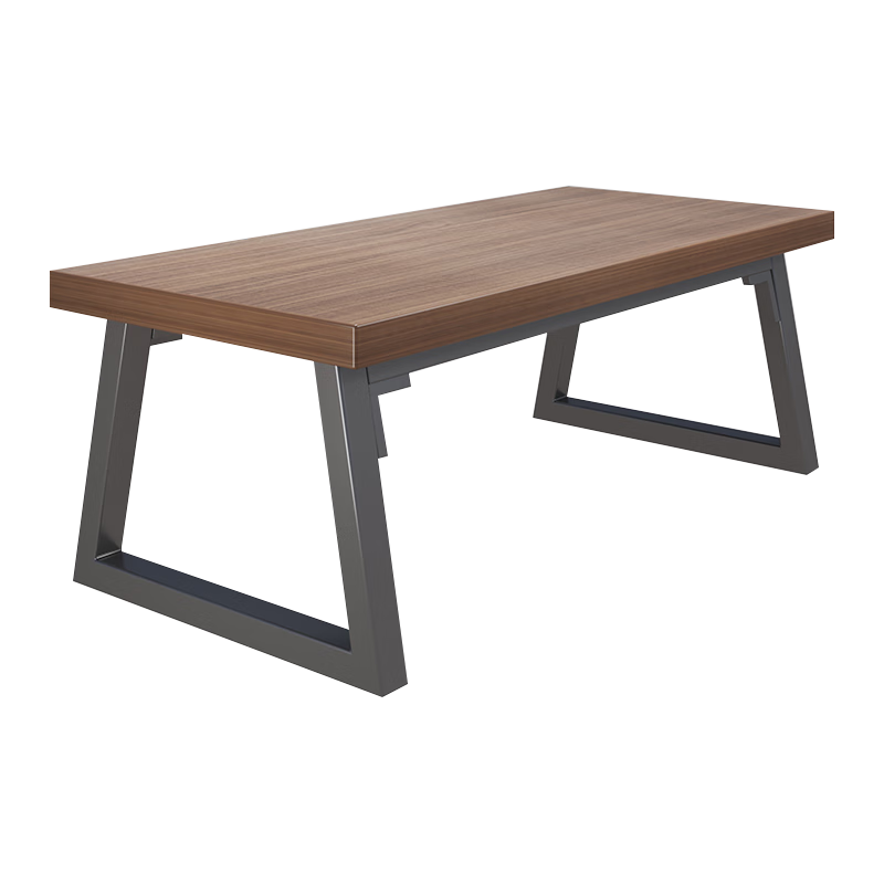 木匠印记实木电脑桌台式电竞桌卧室办公桌子家用书桌学习写字桌工作台 补贴【40MM桌腿】黑橡木色140*60cm 【单桌】32MM厚台面