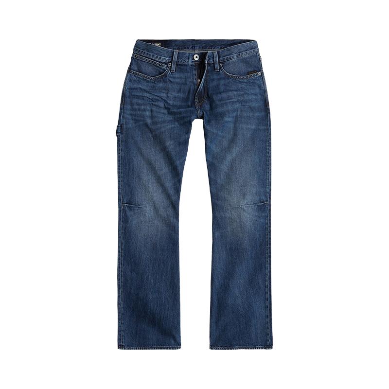 G-STAR RAW男士5口袋Lenny春秋季挺括微喇痞帅有型牛仔长裤D24467