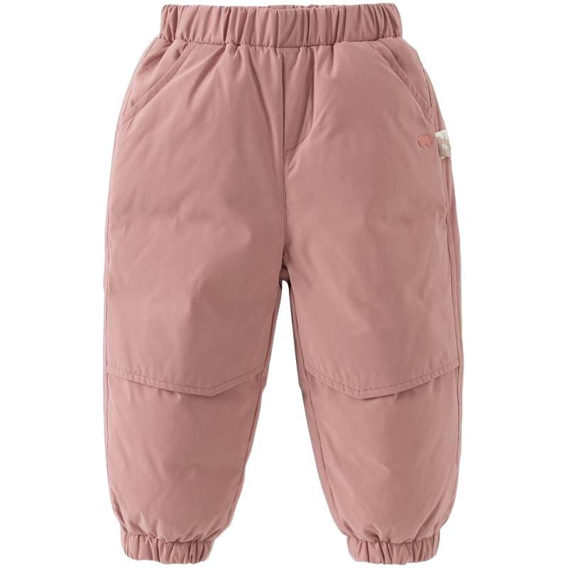 【抗菌绒】戴维贝拉大童羽绒裤2026冬装男童女童三防束脚裤子