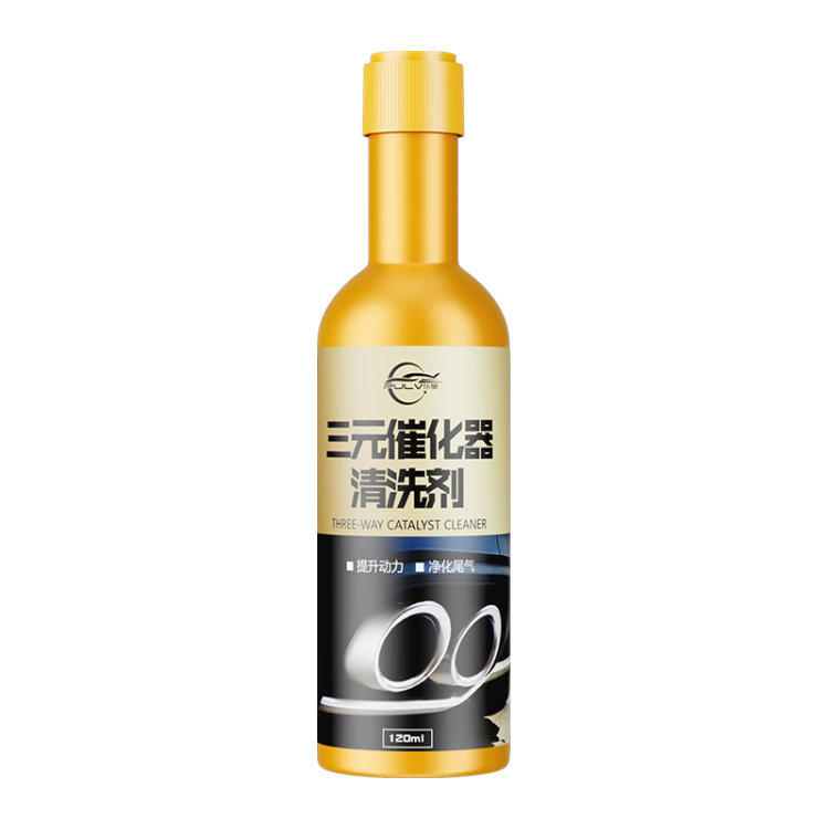 仆旅 汽车三元催化清洗剂催化器发动机内部除积碳尾气净化器免拆*3瓶