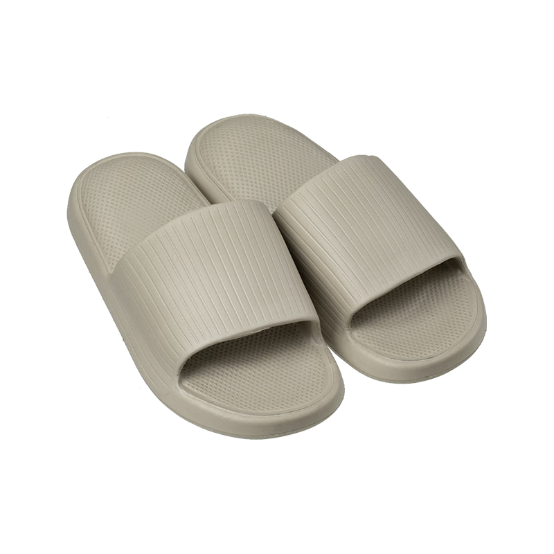 网易严选 EVA多巴胺拖鞋夏季居家轻弹云朵浴室家用不臭脚男女防滑凉拖 25升级款奶咖色*男 40-41