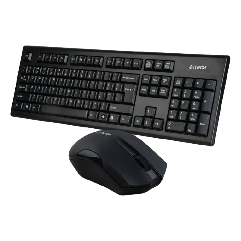 A4TECH 双飞燕 3100N 无线键鼠套装 黑色