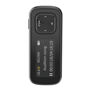 PHILIPS/飞利浦 支持插卡 FM收音录音 运动MP3播放器 32G内存卡  黑色