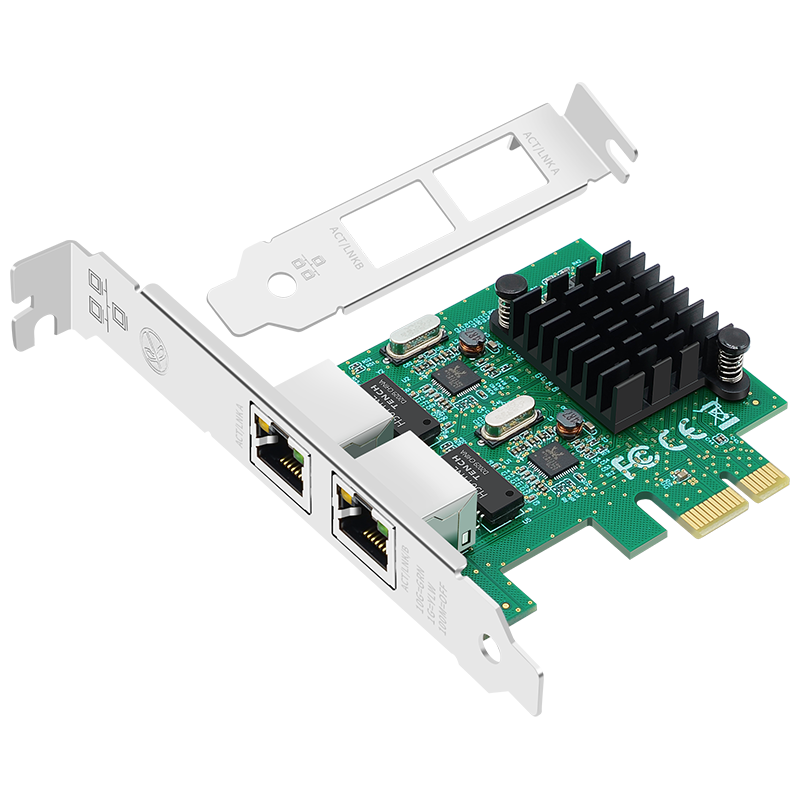  EB-LINK PCIE千兆双电口网卡