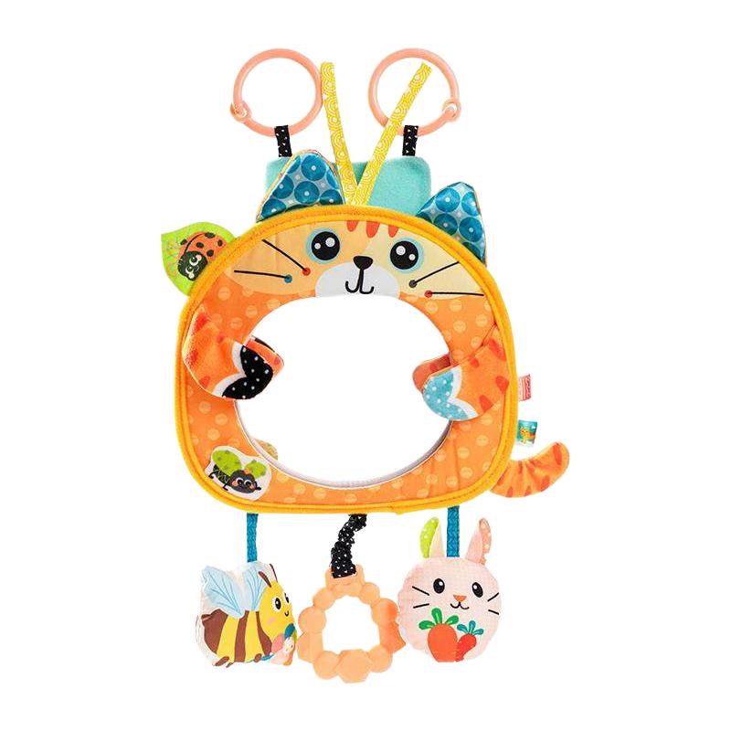 jollybaby趣味车载镜子挂件儿童座椅玩具车内观察婴儿反光镜