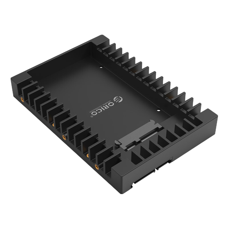 ORICO 奥睿科 1125SS 2.5转3.5英寸硬盘转接架SSD转3.5英寸硬盘盒 黑色