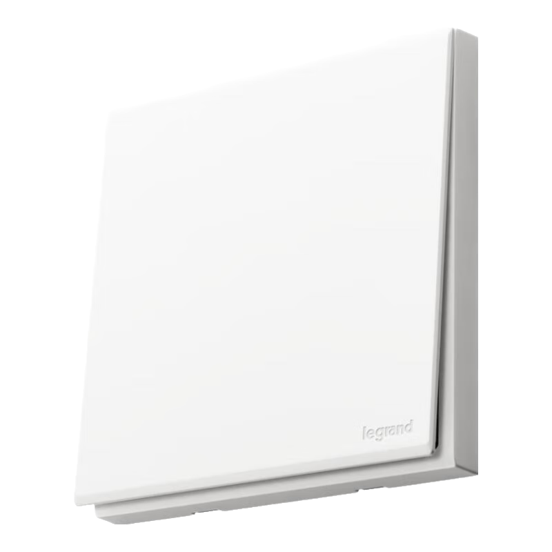 罗格朗开关插座一开五孔插座开关空调面板家用86型暗装画采陶瓷白五孔插 一开单控/单联单控