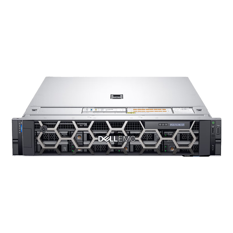 DELL戴尔服务器R7525主机霄龙AMD深度学习AI训练GPU R7525丨7452*2丨24*32G内存丨8*16TB硬盘丨H745丨800W