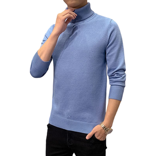真维斯（Jeanswest）2025秋冬高领毛衣男针织男打底上衣内搭百搭针织打底衫纯色毛线衣 8781白色 L
