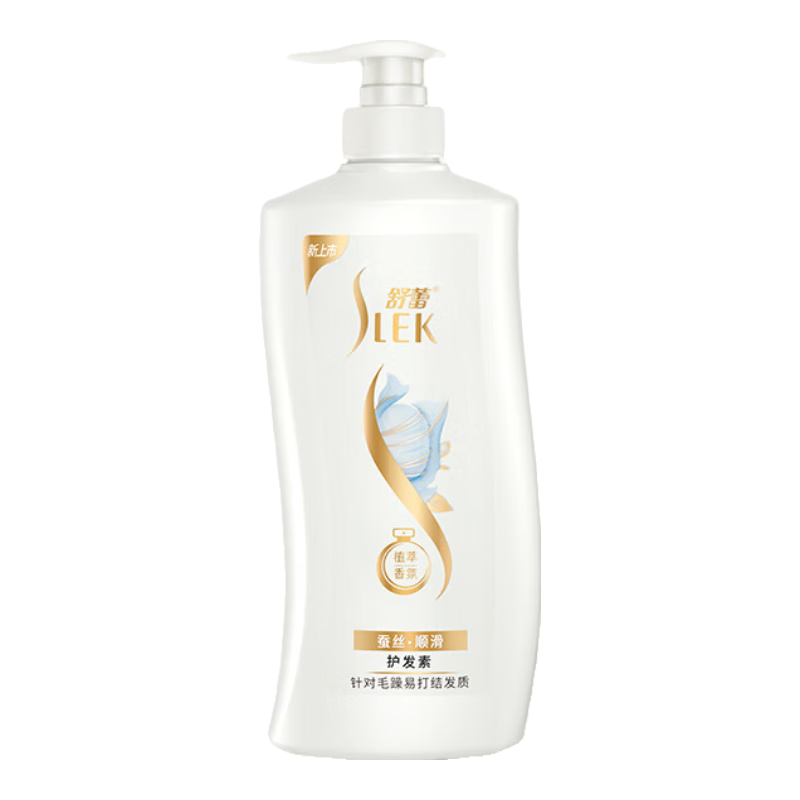  SLEK/舒蕾 蚕丝保湿顺滑 护发素  750g+6ml*10 山茶花