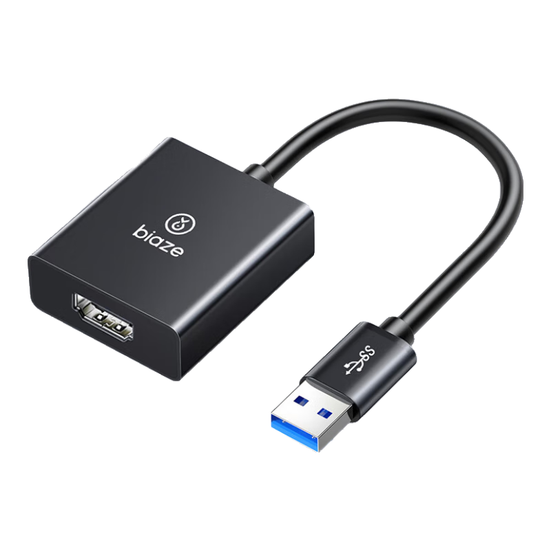  Biaze/毕亚兹 高清同屏 USB转HDMI转换器  1.8米